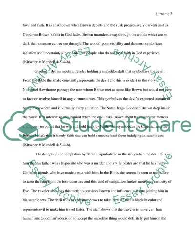 The Story of Young Goodman Brown