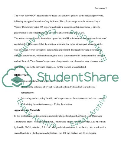 Crystal Violate activation of energy