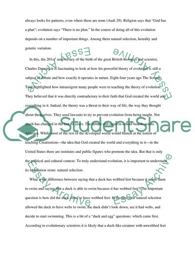 How Does the Theory of Evolution Depend upon Genetic Variation