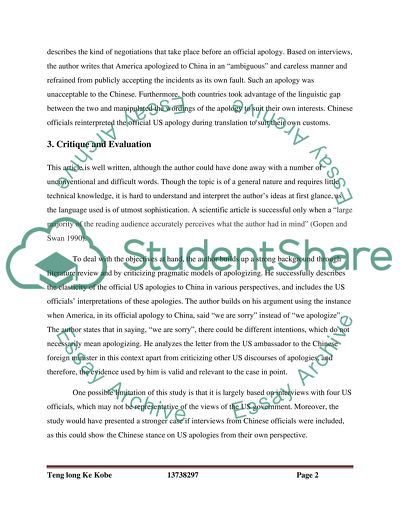 Apologizing to China: Elastic Apologies