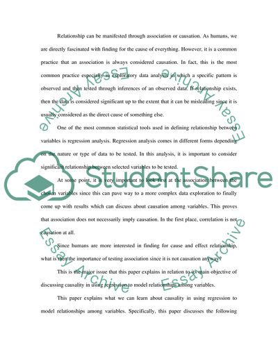 Describing data statistically: Association, regression, and correlation