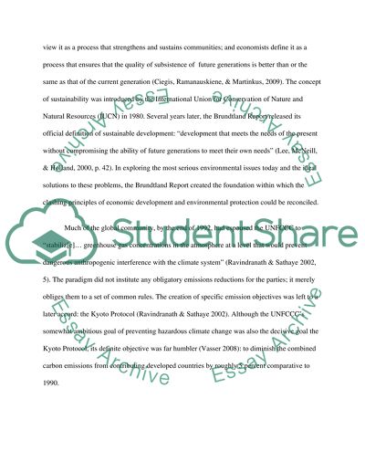 What Have Kyoto Protocols and European Emission Trading Scheme Achieved on Sustainable Development