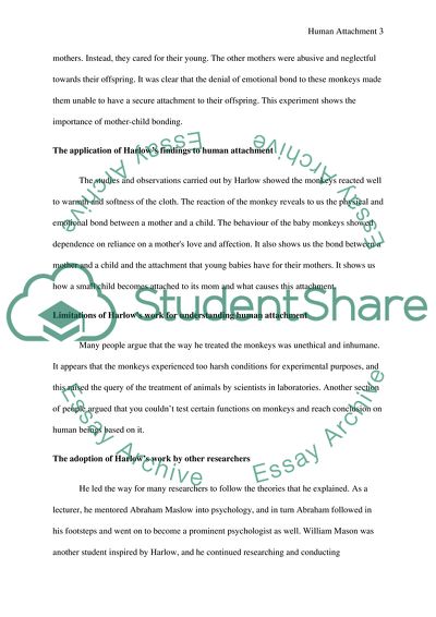 Reactions of the Monkeys to Different Phenomena