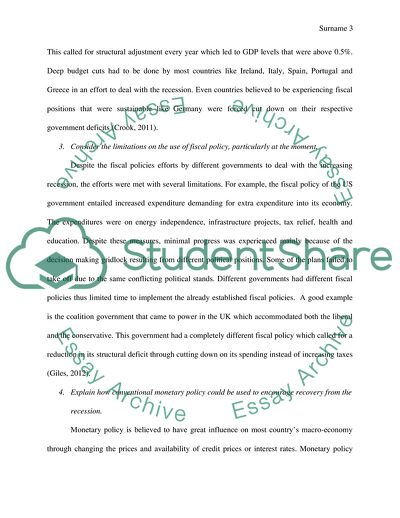 Macroeconomic Environment of Business - Fiscal Policy