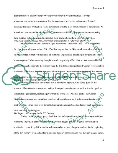 History of Women in the USA