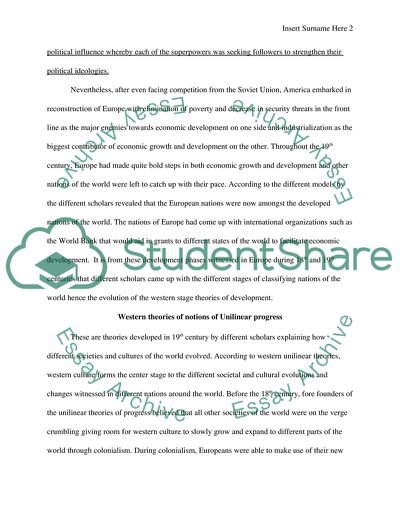 Western Stage Theories of Development