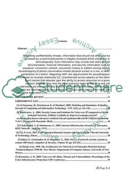 Voice over IP Communication Systems