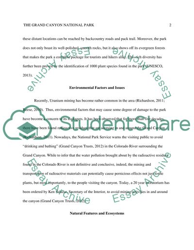 argumentative essay topics about national parks