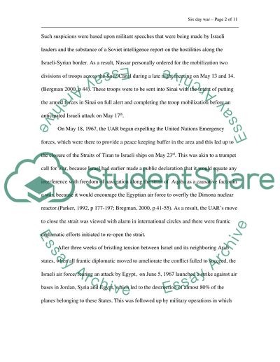 Six-Day Arab-Israel War