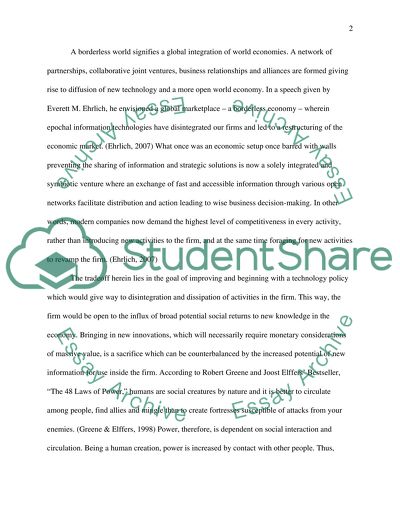 Describe the tradeoffs of business in a borderless world