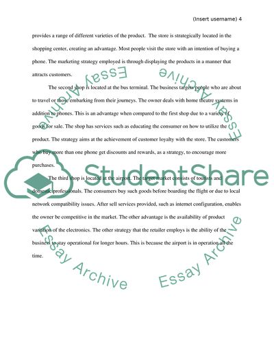 Product Comparisons among three Separate Retailers