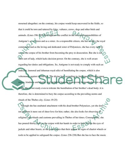 Antigone - a Play by Sophocles