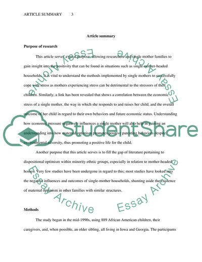 Single Motherhood as a Common Occurrence in This Modern Age