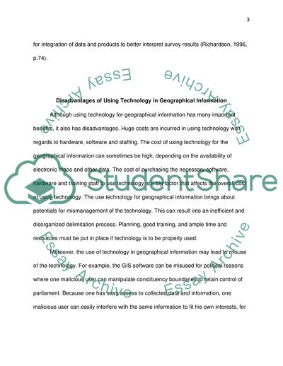 Geographical Information: Benefits of Using Technology in Geographical Information