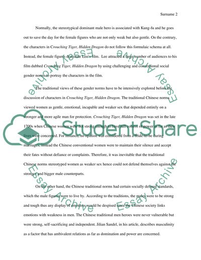 Gender Roles and Popular Films