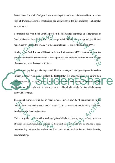 Analyzing Drawings by Children in a Psychological Way