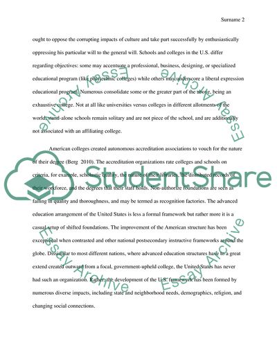 College Degree in America