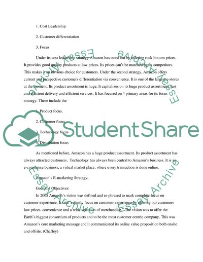 Amazons Business Strategies