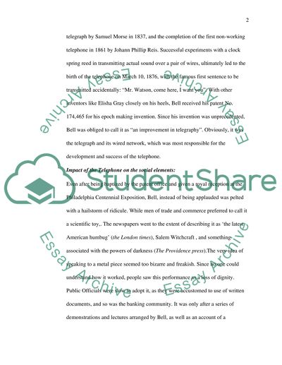 History of Telephone