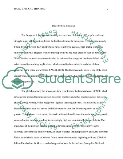 Basic Critical Thinking