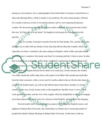 Events i had it and improve my english language