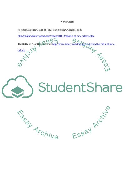 The Battle of New Orleans