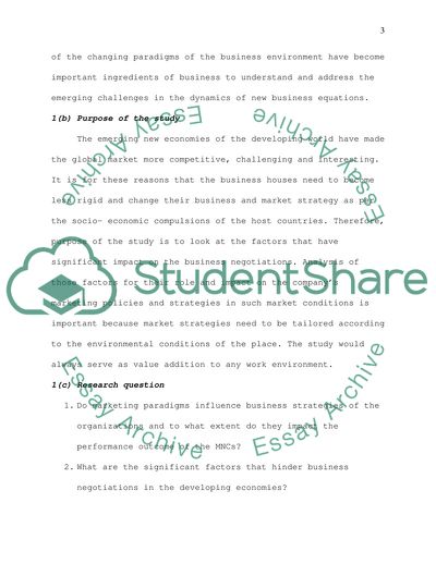 Multinational Companys and Marketing