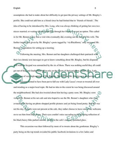 Romanticism: Pride and Prejudice Recast for Age of Social Media