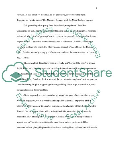 Perpetuation of adolescence in the workplace