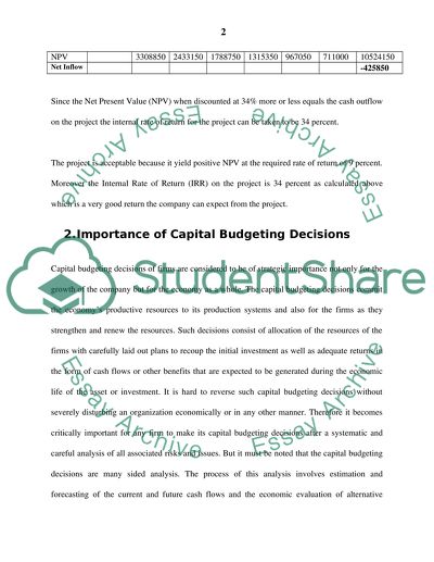 Calculations on Finance Growth
