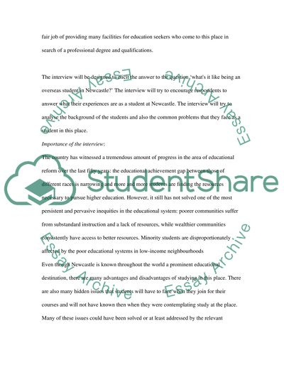 The Design of an Interview