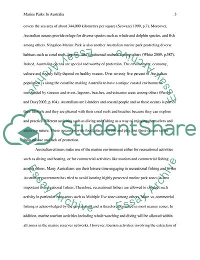 Marine Parks in Australia