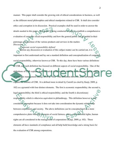 The Importance of Corporate Social Responsibility