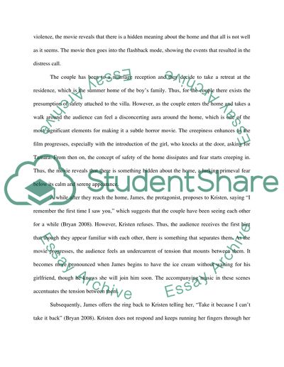 Expound deeper meanings of the movie The Strangers (2008)