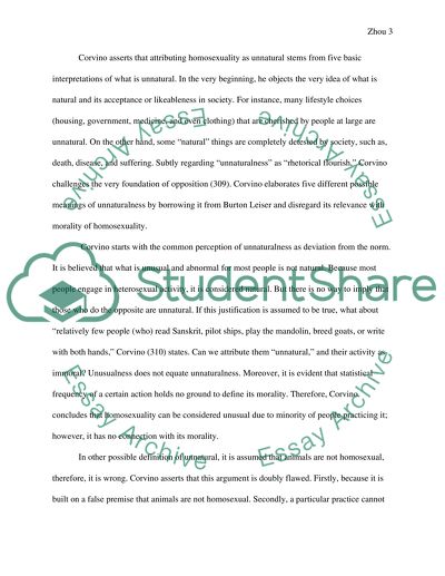 Is Homosexuality Morally Permissible