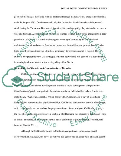 Social Development in Middlesex