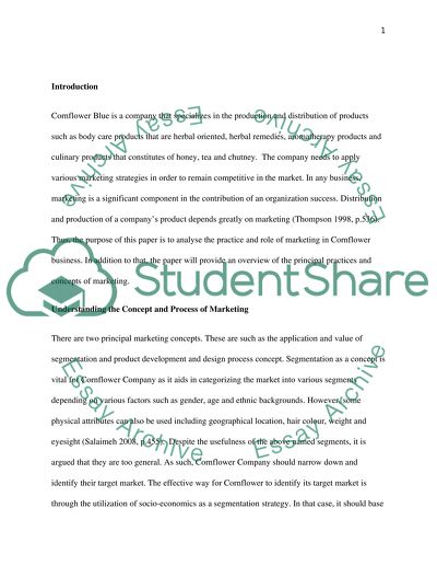 Understanding the Concept and Process of Marketing - Segmentation, Targeting, Positioning