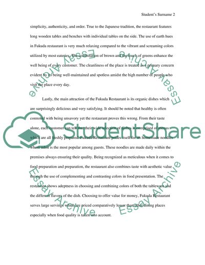 Spirit of a Restaurant