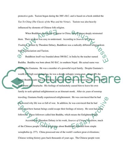 Chinese Philosophy: Confucianism and Taoism