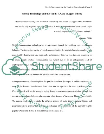 Apple Mobile Communication Technology