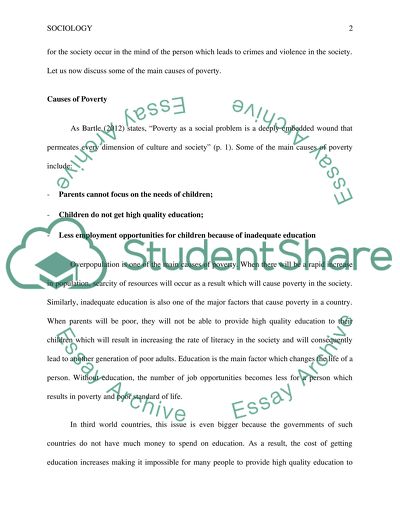 Poor children, poor adults (the problem, the cause,and the solution)