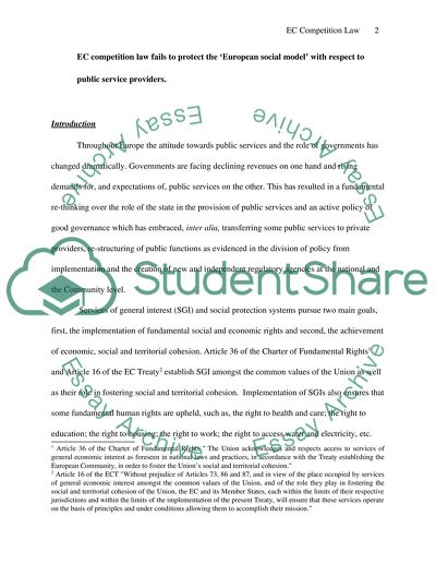 European Social Model