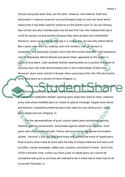 What Makes the Combination of Ripped Jeans and Mirrored Sunglasses Desirable among Punk Teenage Fans