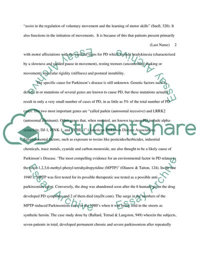 The Fight against Parkinsonism