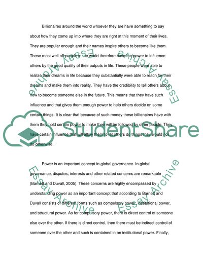 The Concepts of Power