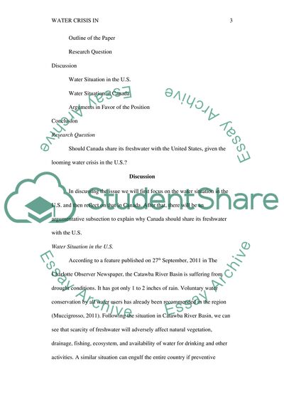 Water Crisis in the United States