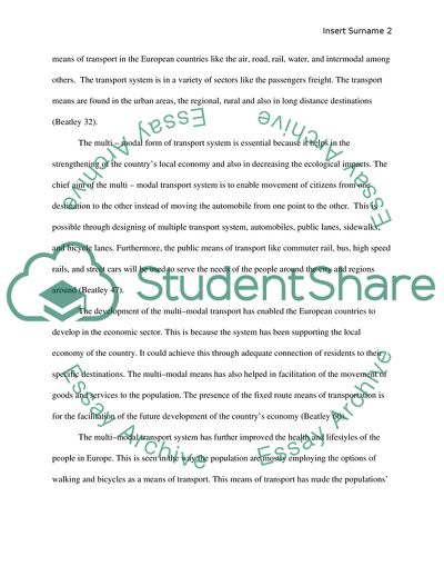 Sustainable Urbanism in Europe