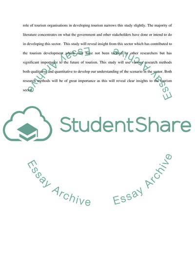 The Role of Georgian Governmental or Civil Tourism Organizations in the Development of Tourism