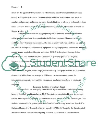 Home Health Medicare Fraud and Its Prevention