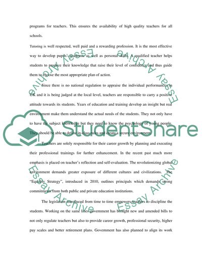 Current Key legislation that applies to teaching